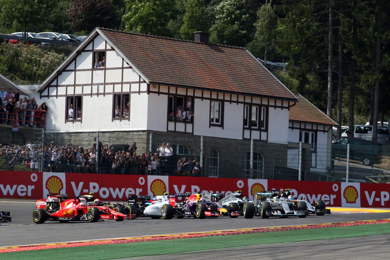 GP BELGIO, 23.08.2015 - Gara, Start of the race