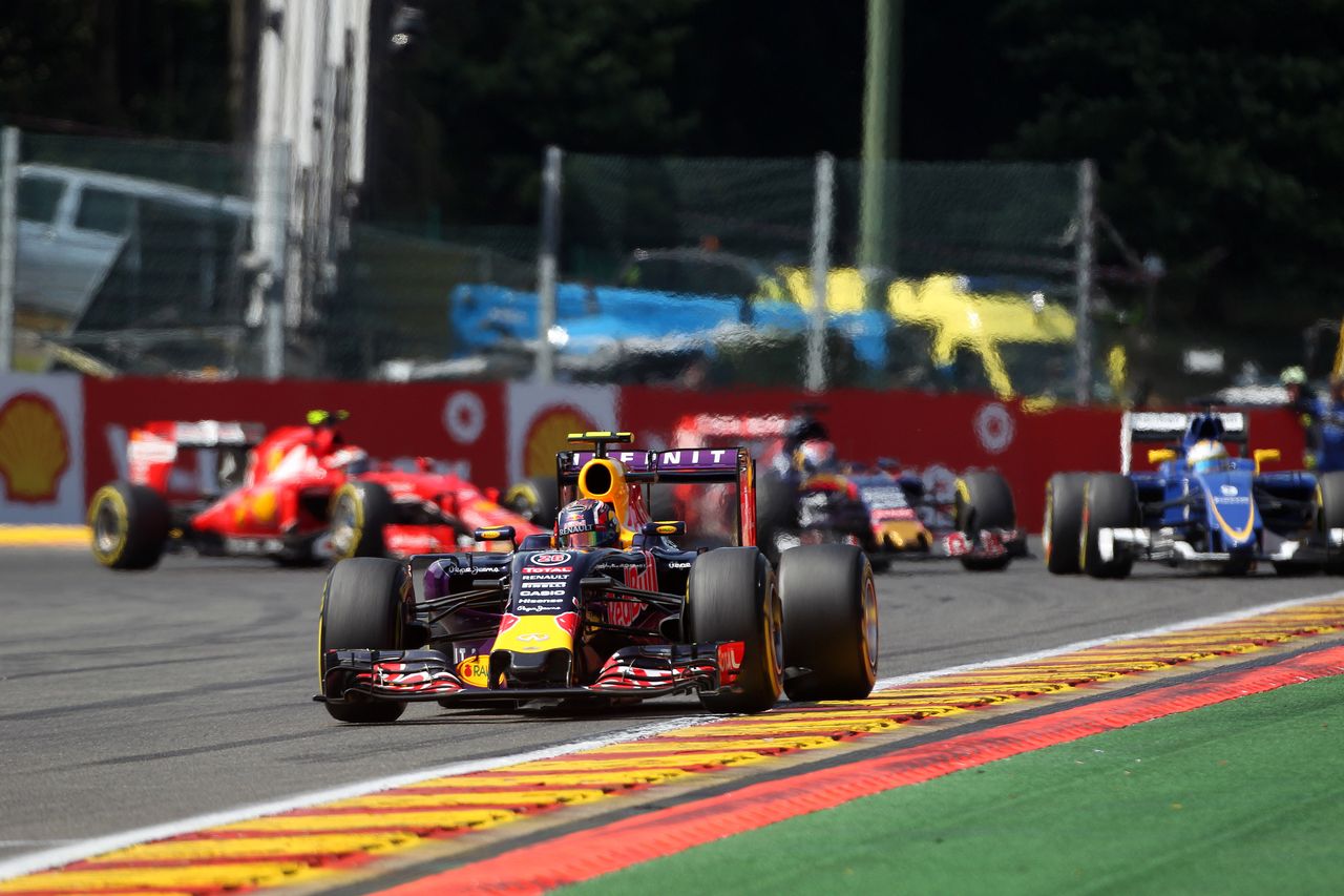 GP BELGIO, 23.08.2015 - Gara, Daniil Kvyat (RUS) Red Bull Racing RB11