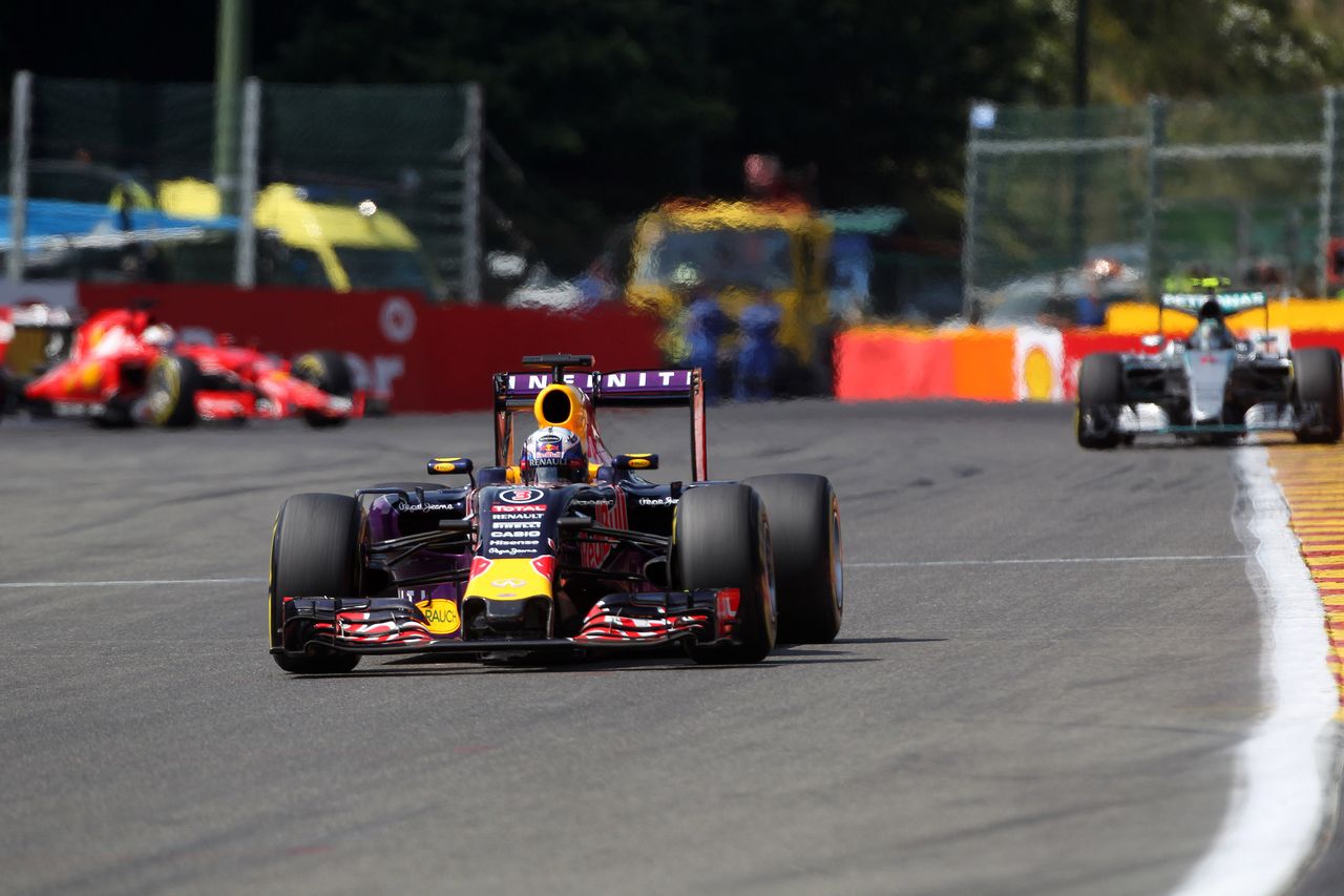 GP BELGIO, 23.08.2015 - Gara, Daniel Ricciardo (AUS) Red Bull Racing RB11