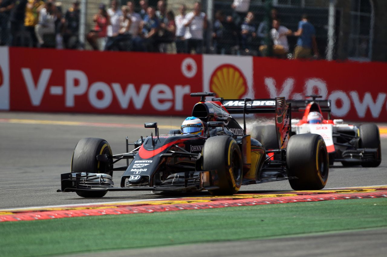 GP BELGIO, 23.08.2015 - Gara, Fernando Alonso (ESP) McLaren Honda MP4-30