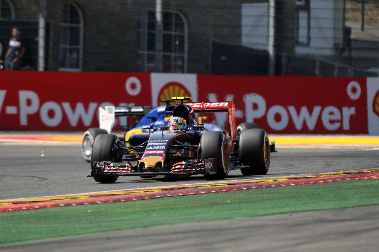 GP BELGIO, 23.08.2015 - Gara, Carlos Sainz Jr (ESP) Scuderia Toro Rosso STR10