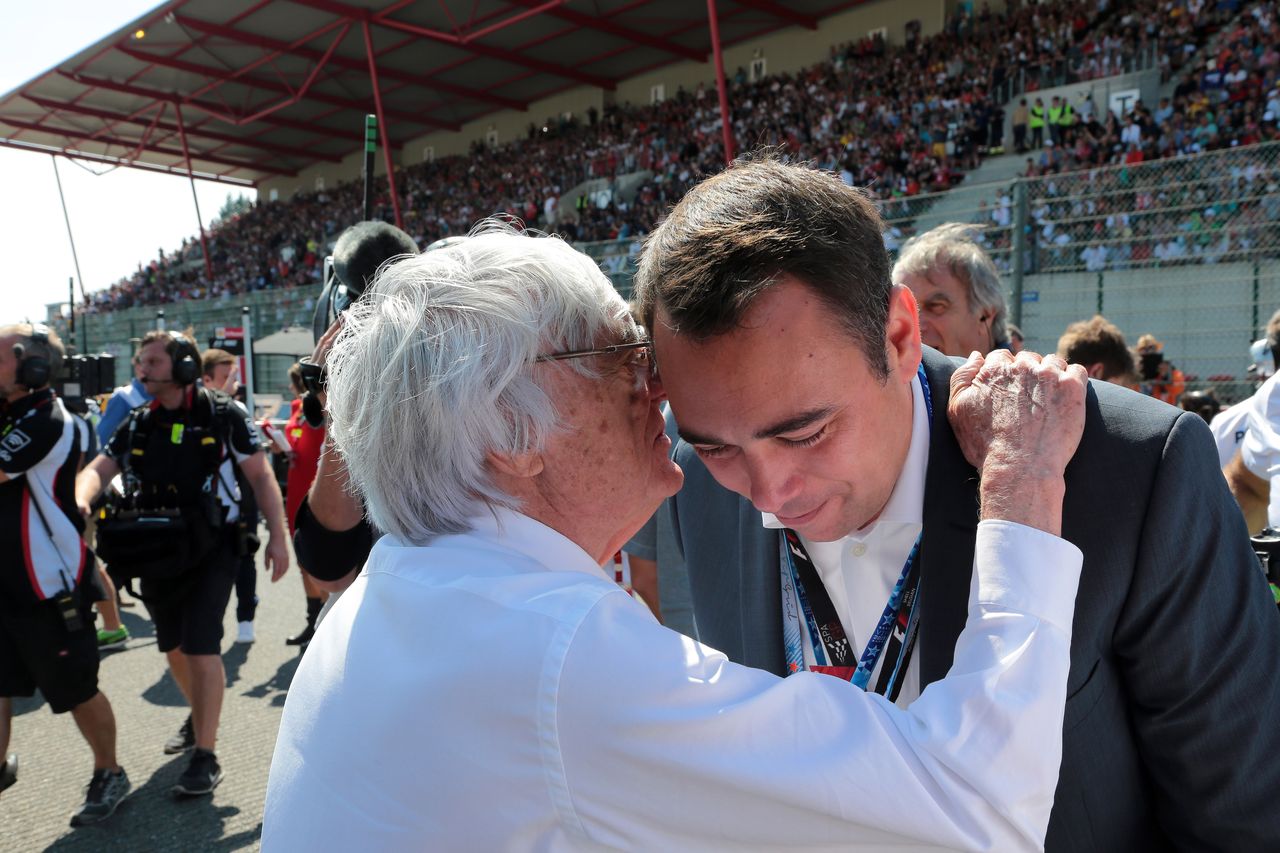 GP BELGIO, 23.08.2015 - Gara, Bernie Ecclestone (GBR), President e CEO of FOM
