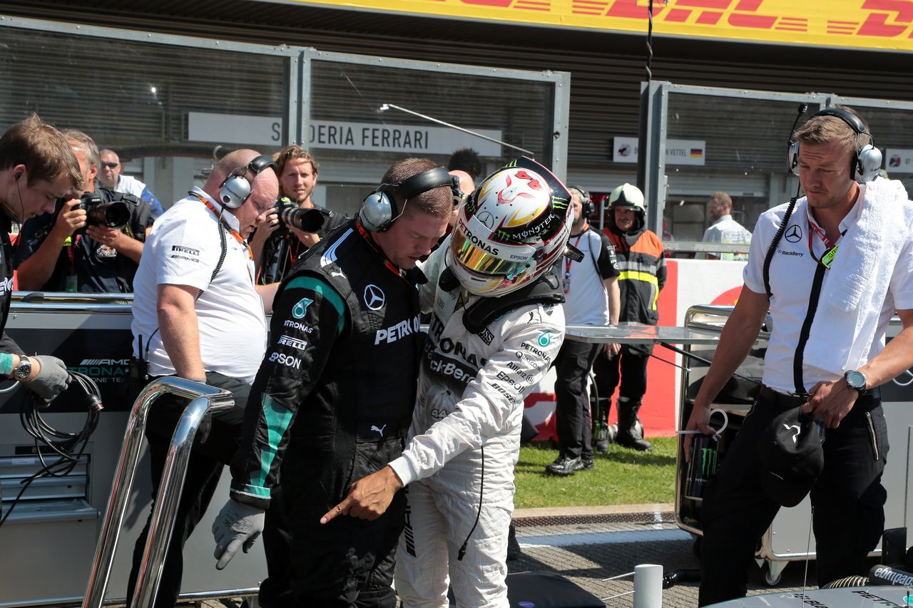 GP BELGIO, 23.08.2015 - Gara, Lewis Hamilton (GBR) Mercedes AMG F1 W06