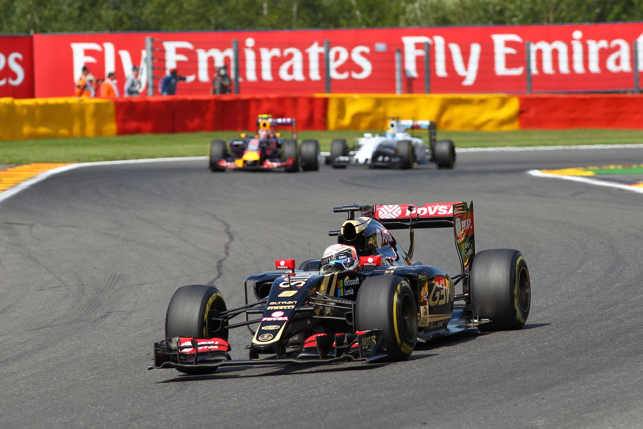 GP BELGIO, 23.08.2015 - Gara, Romain Grosjean (FRA) Lotus F1 Team E23