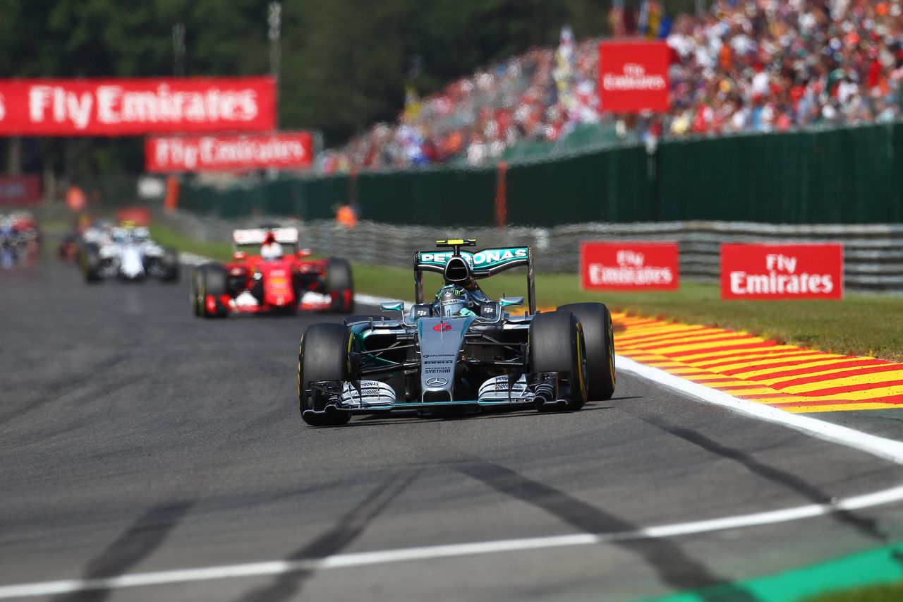 GP BELGIO, 23.08.2015 - Gara, Nico Rosberg (GER) Mercedes AMG F1 W06