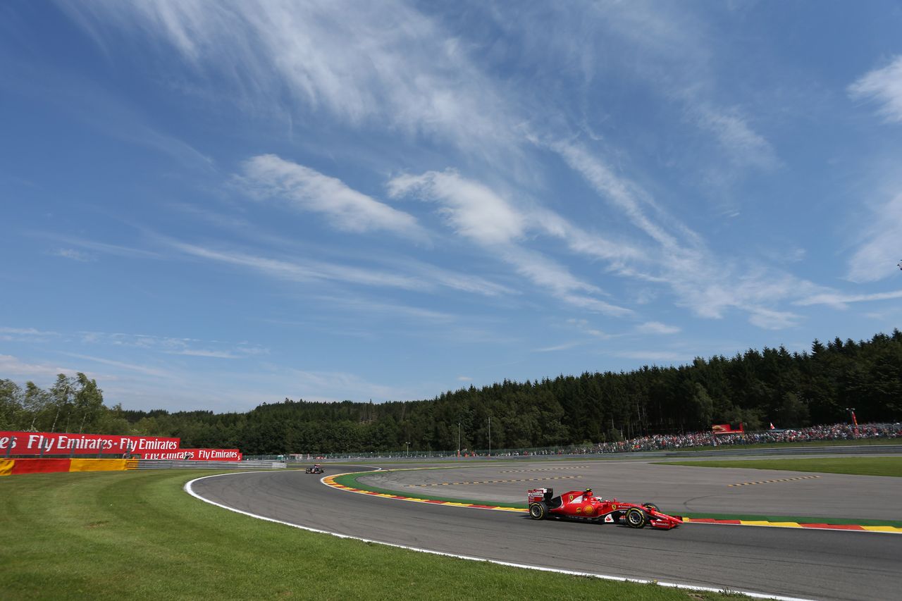 GP BELGIO, 23.08.2015 - Gara, Kimi Raikkonen (FIN) Ferrari SF15-T