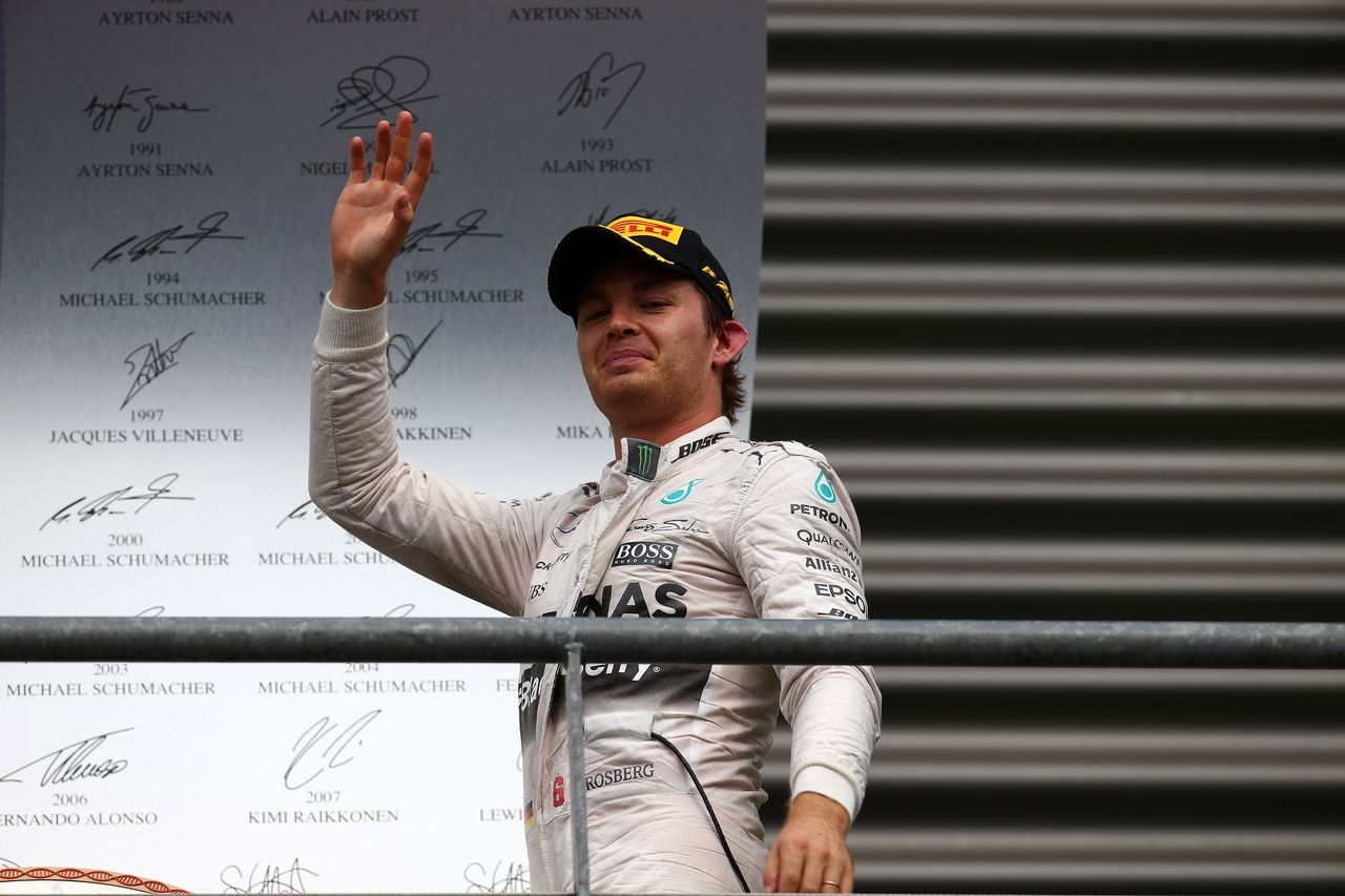 GP BELGIO, 23.08.2015 - Gara, secondo Nico Rosberg (GER) Mercedes AMG F1 W06