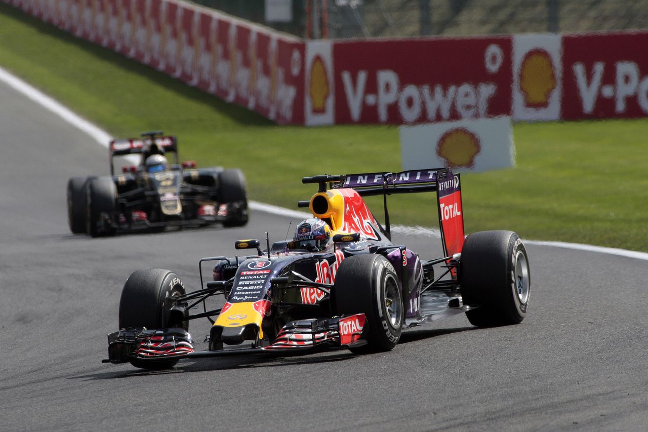 GP BELGIO, 23.08.2015 - Gara, Daniel Ricciardo (AUS) Red Bull Racing RB11