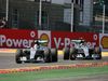 GP BELGIO, 23.08.2015 - Gara, Lewis Hamilton (GBR) Mercedes AMG F1 W06 e Nico Rosberg (GER) Mercedes AMG F1 W06
