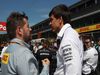 GP BELGIO, 23.08.2015 - Gara, Paul Hembery, Pirelli Motorspor Director e Toto Wolff (GER) Mercedes AMG F1 Shareholder e Executive Director