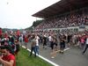 GP BELGIO, 23.08.2015 - Gara, The public on the track after the race.