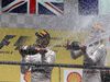 GP BELGIO, 23.08.2015 - Gara, 1st position Lewis Hamilton (GBR) Mercedes AMG F1 W06 e secondo Nico Rosberg (GER) Mercedes AMG F1 W06