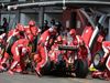 GP BELGIO, 23.08.2015 - Gara, Pit stop, Kimi Raikkonen (FIN) Ferrari SF15-T