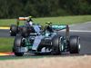 GP BELGIO, 23.08.2015 - Gara, Nico Rosberg (GER) Mercedes AMG F1 W06 davanti a Sergio Perez (MEX) Sahara Force India F1 VJM08