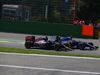 GP BELGIO, 23.08.2015 - Gara, Max Verstappen (NED) Scuderia Toro Rosso STR10 e Felipe Nasr (BRA) Sauber C34