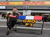 GP BELGIO, 23.08.2015 - Gara, Festeggiamenti, terzo Romain Grosjean (FRA) Lotus F1 Team E23
