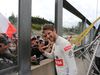 GP BELGIO, 23.08.2015 - Gara, Festeggiamenti, terzo Romain Grosjean (FRA) Lotus F1 Team E23