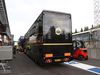 GP BELGIO, 23.08.2015 - In the aftermath of the trial between Lotus e Charles Pic, bailiff is here to put the trucks e the cars under seal.