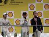 GP BELGIO, 23.08.2015 - Gara, Lewis Hamilton (GBR) Mercedes AMG F1 W06 vincitore e David Coulthard (GBR)