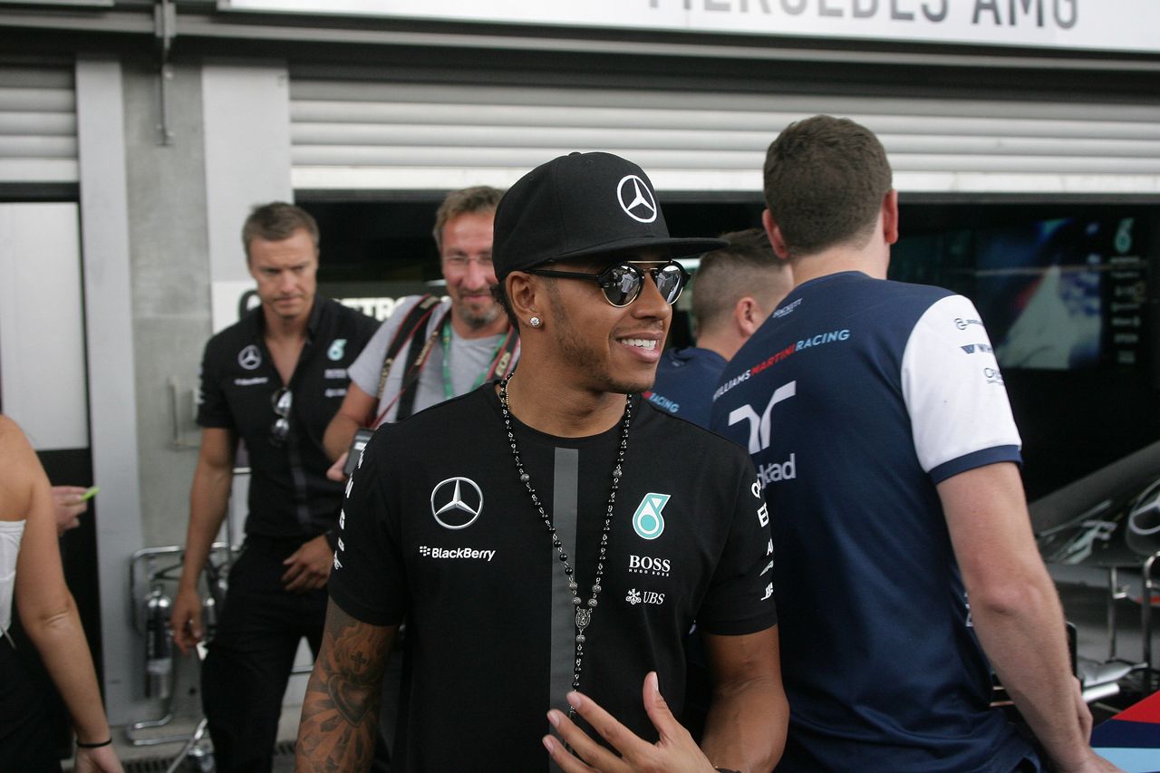 GP BELGIO, 20.08.2015 - Lewis Hamilton (GBR) Mercedes AMG F1 W06
