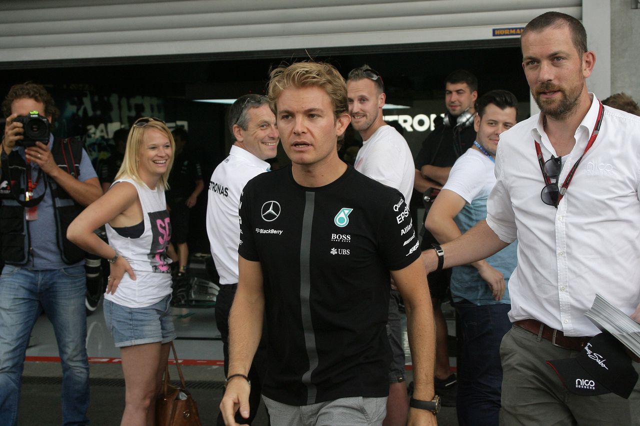 GP BELGIO, 20.08.2015 - Autograph session, Nico Rosberg (GER) Mercedes AMG F1 W06