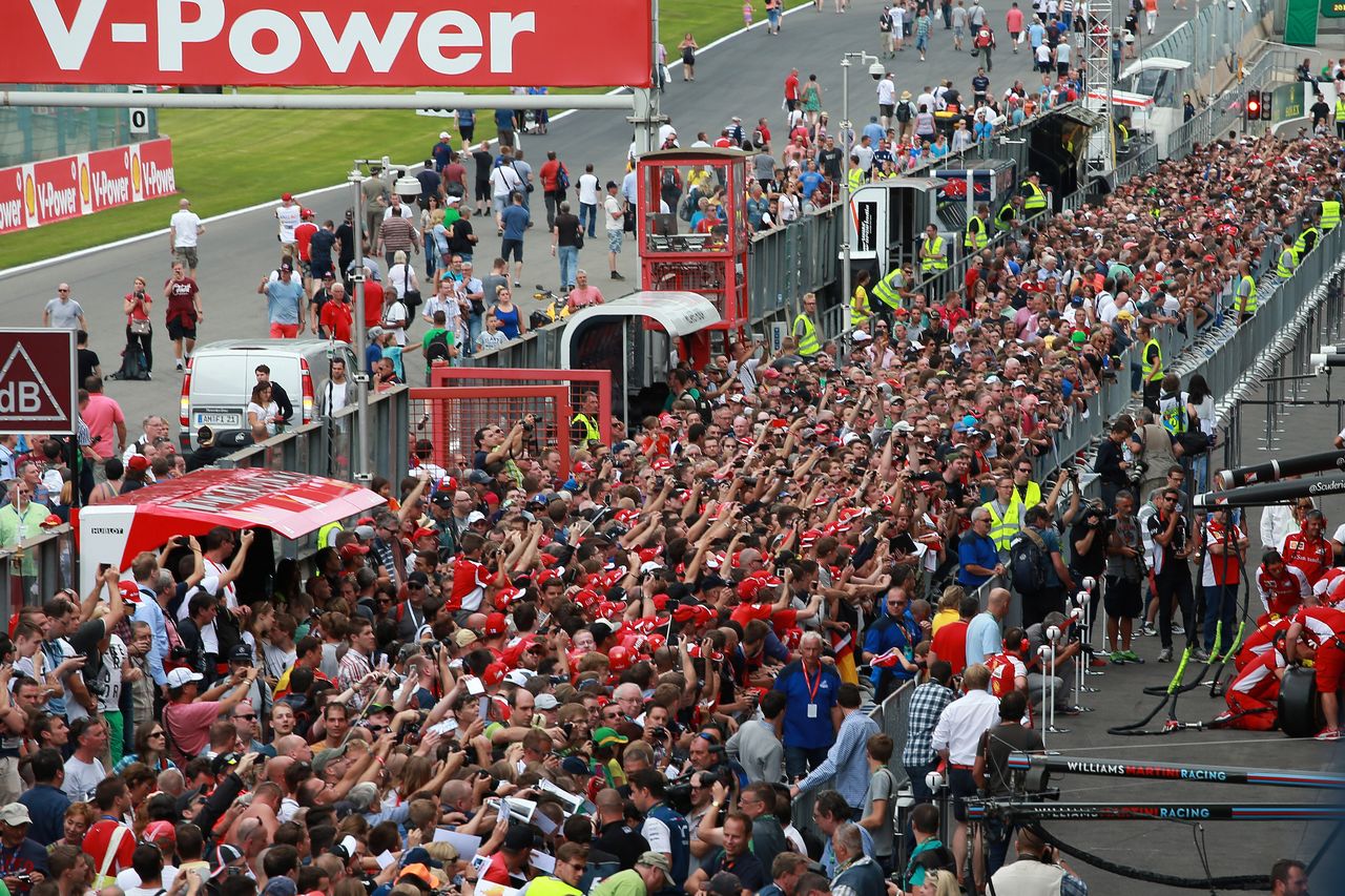 GP BELGIO, 20.08.2015 - Autograph session, Fans