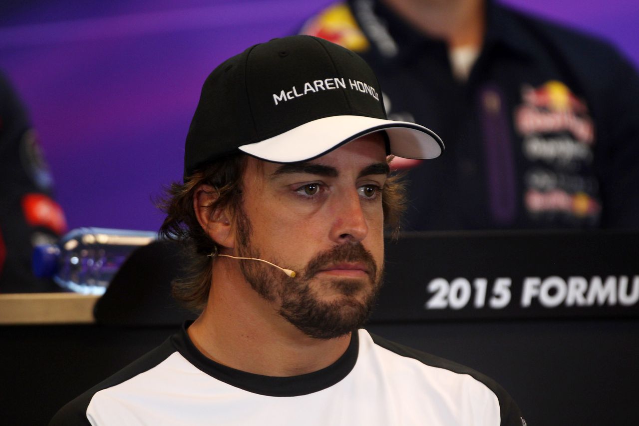 GP BELGIO, 20.08.2015 - Conferenza Stampa, Fernando Alonso (ESP) McLaren Honda MP4-30