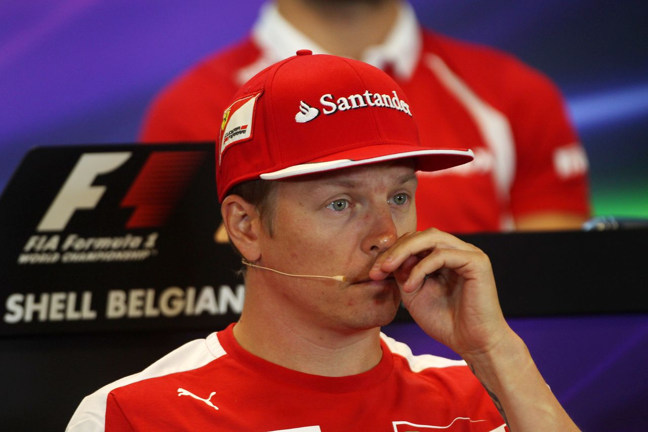 GP BELGIO, 20.08.2015 - Conferenza Stampa, Kimi Raikkonen (FIN) Ferrari SF15-T