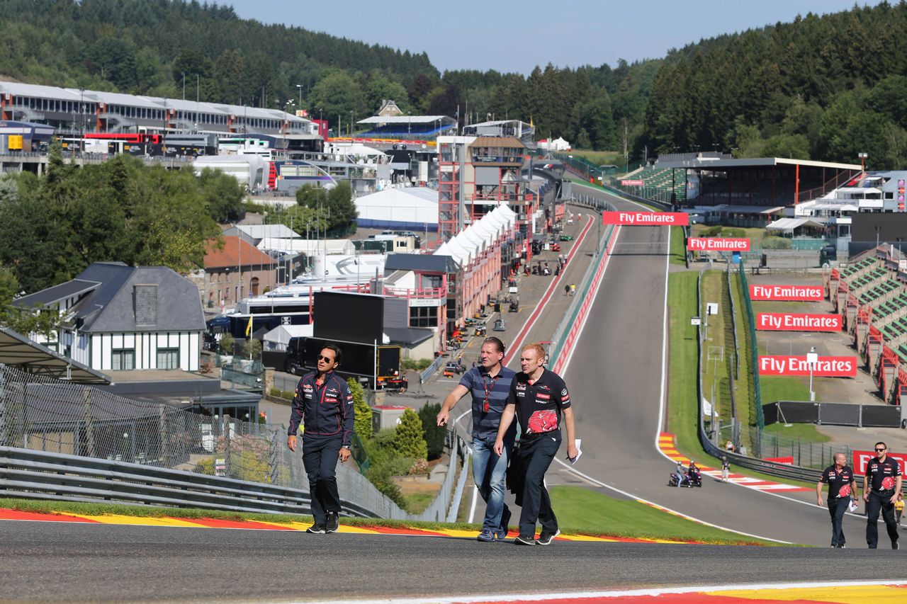 GP BELGIO, 20.08.2015 - Jos Verstappen (NED), father of Max Verstappen (NED) Scuderia Toro Rosso STR10