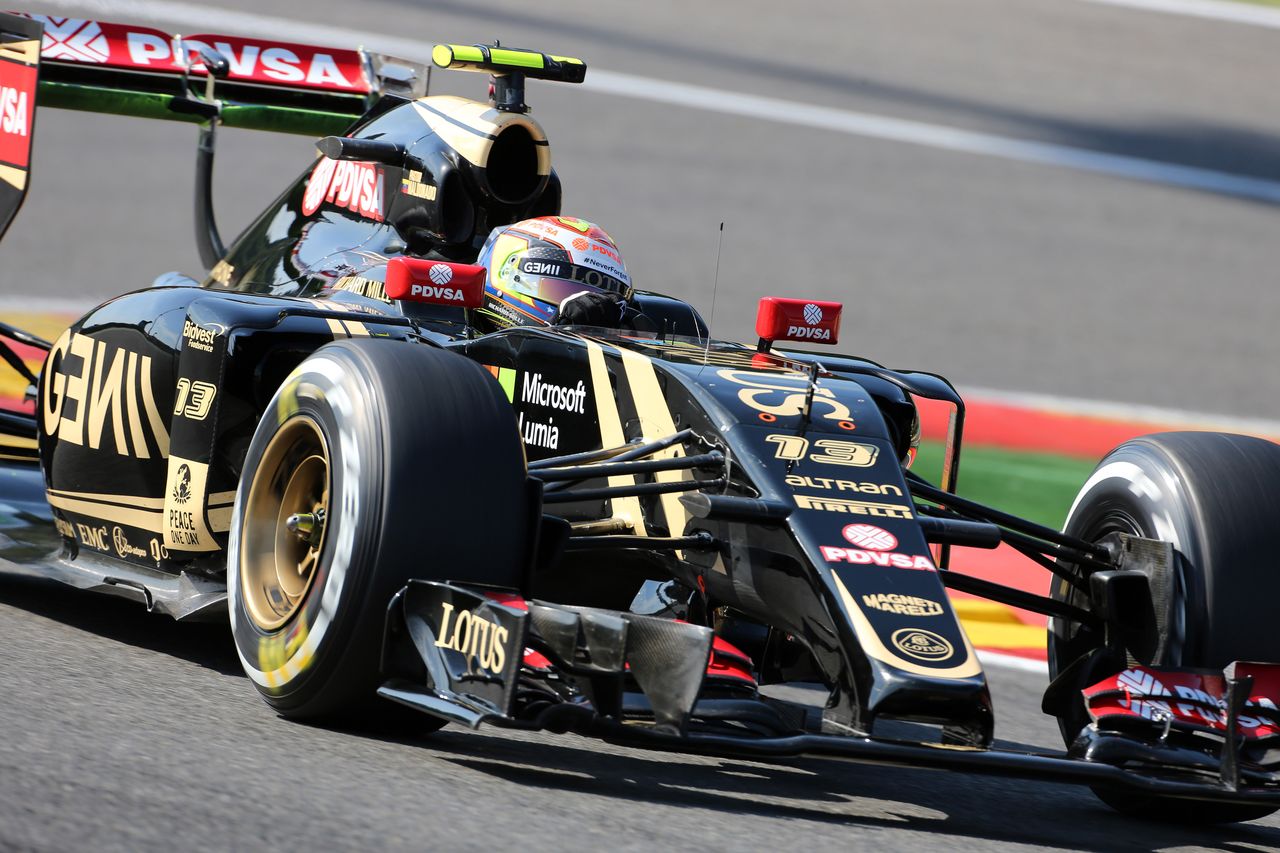 GP BELGIO, 22.08.2015 - Prove Libere 3, Pastor Maldonado (VEN) Lotus F1 Team E23