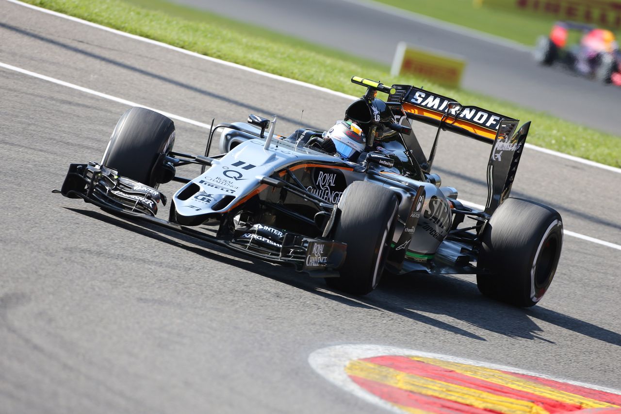 GP BELGIO, 22.08.2015 - Prove Libere 3, Sergio Perez (MEX) Sahara Force India F1 VJM08