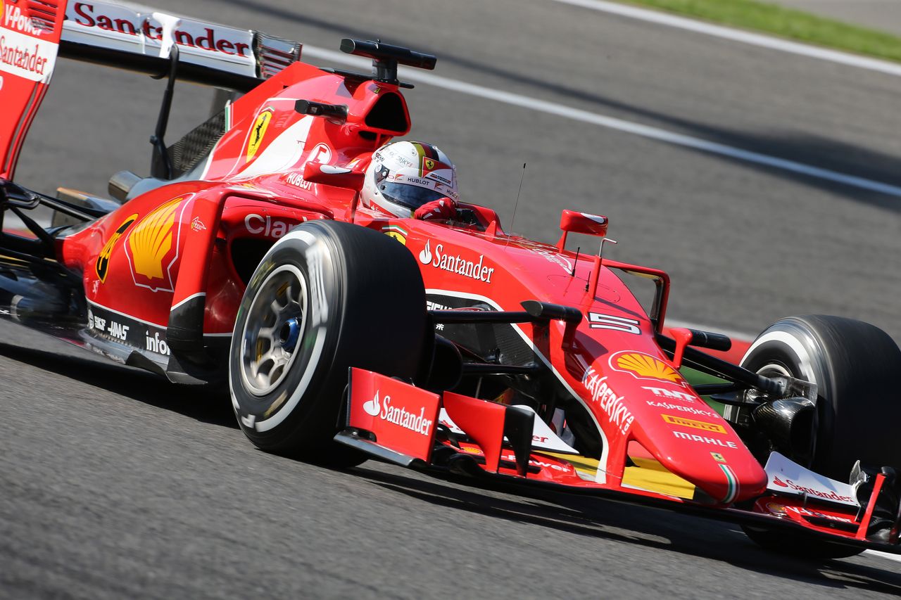 GP BELGIO, 22.08.2015 - Prove Libere 3, Sebastian Vettel (GER) Ferrari SF15-T