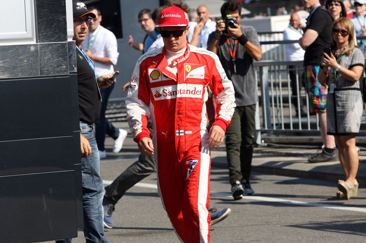 GP BELGIO, 22.08.2015 - Prove Libere 3, Kimi Raikkonen (FIN) Ferrari SF15-T