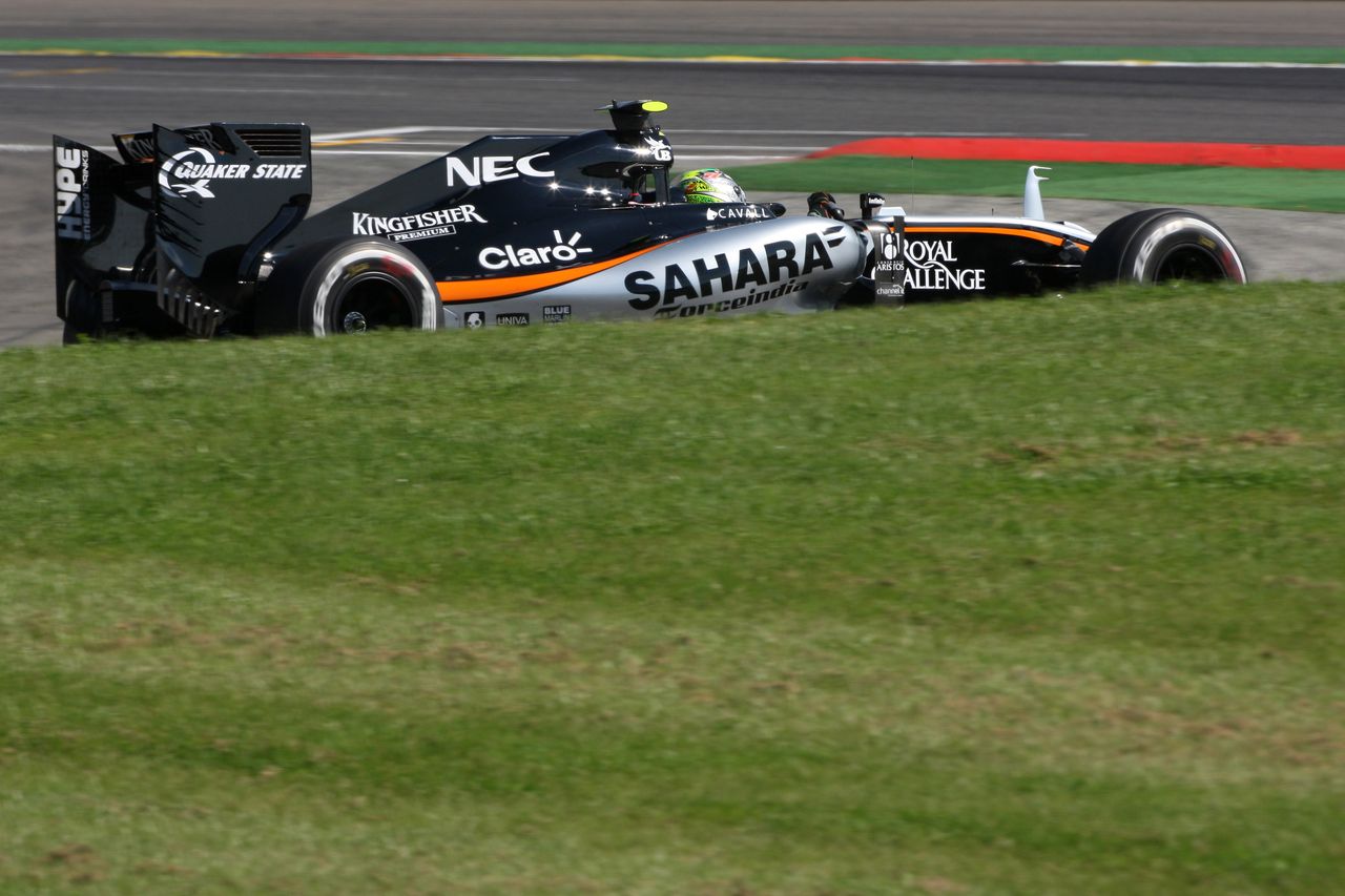 GP BELGIO, 22.08.2015 - Prove Libere 3, Sergio Perez (MEX) Sahara Force India F1 VJM08