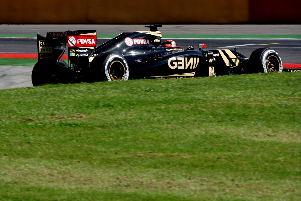 GP BELGIO, 22.08.2015 - Prove Libere 3, Romain Grosjean (FRA) Lotus F1 Team E23