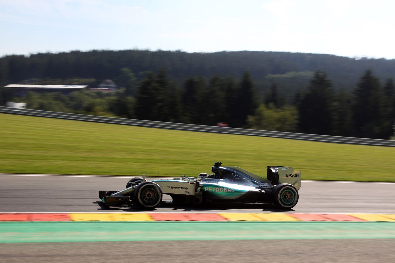 GP BELGIO, 22.08.2015 - Prove Libere 3, Lewis Hamilton (GBR) Mercedes AMG F1 W06