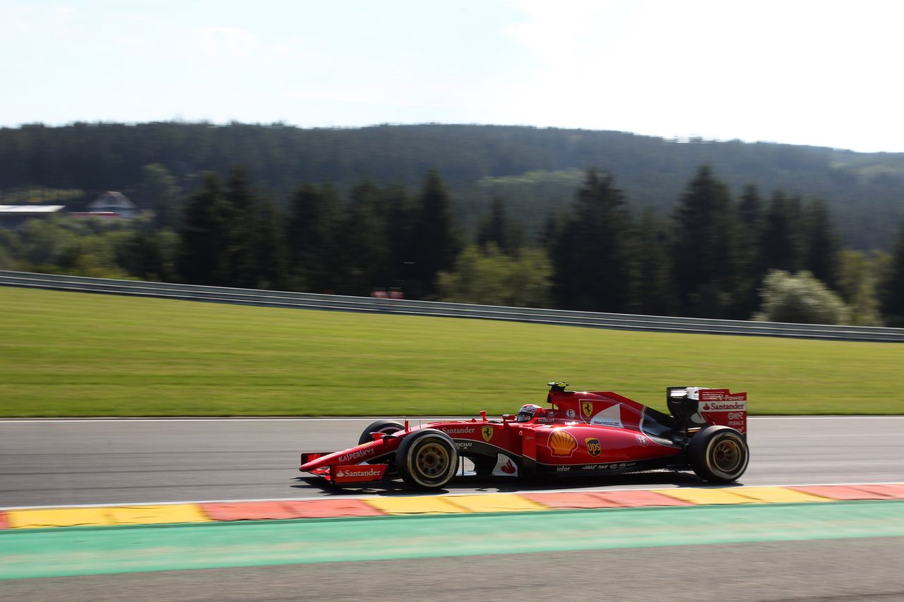 GP BELGIO, 22.08.2015 - Prove Libere 3, Kimi Raikkonen (FIN) Ferrari SF15-T