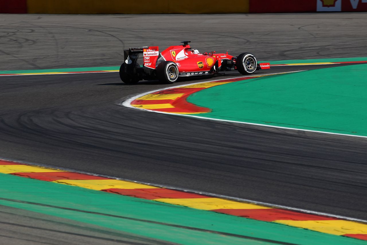 GP BELGIO, 22.08.2015 - Prove Libere 3, Sebastian Vettel (GER) Ferrari SF15-T