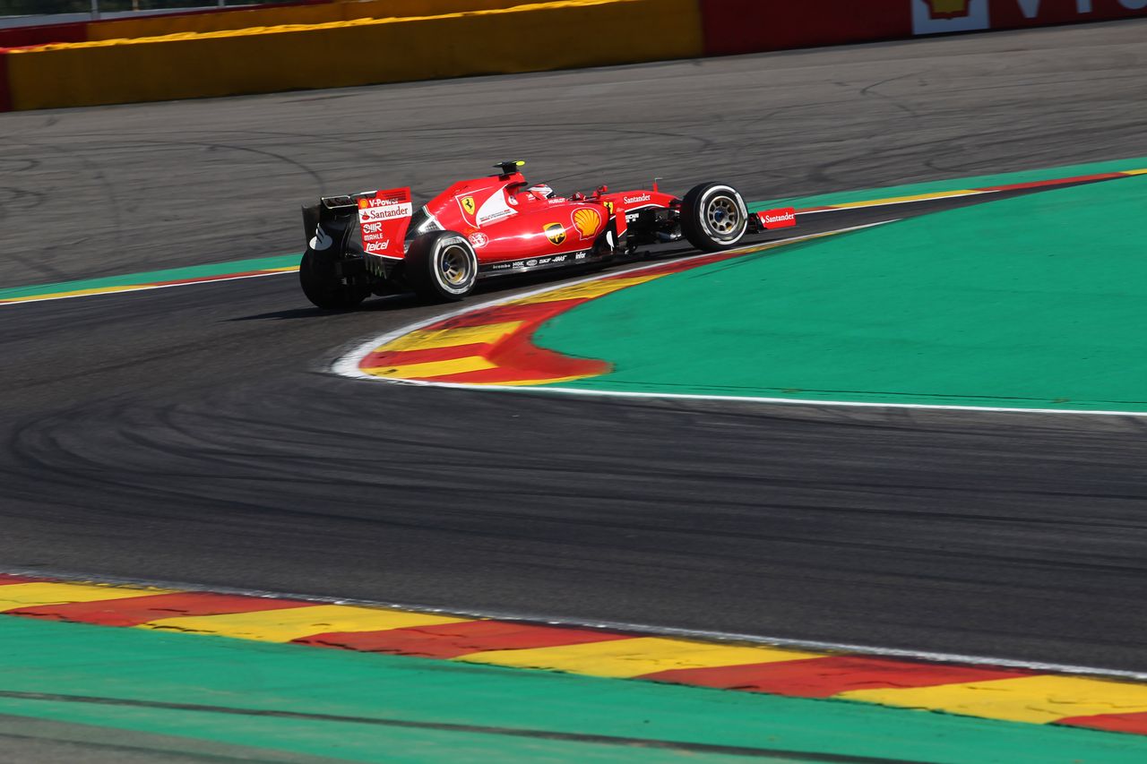 GP BELGIO, 22.08.2015 - Prove Libere 3, Kimi Raikkonen (FIN) Ferrari SF15-T