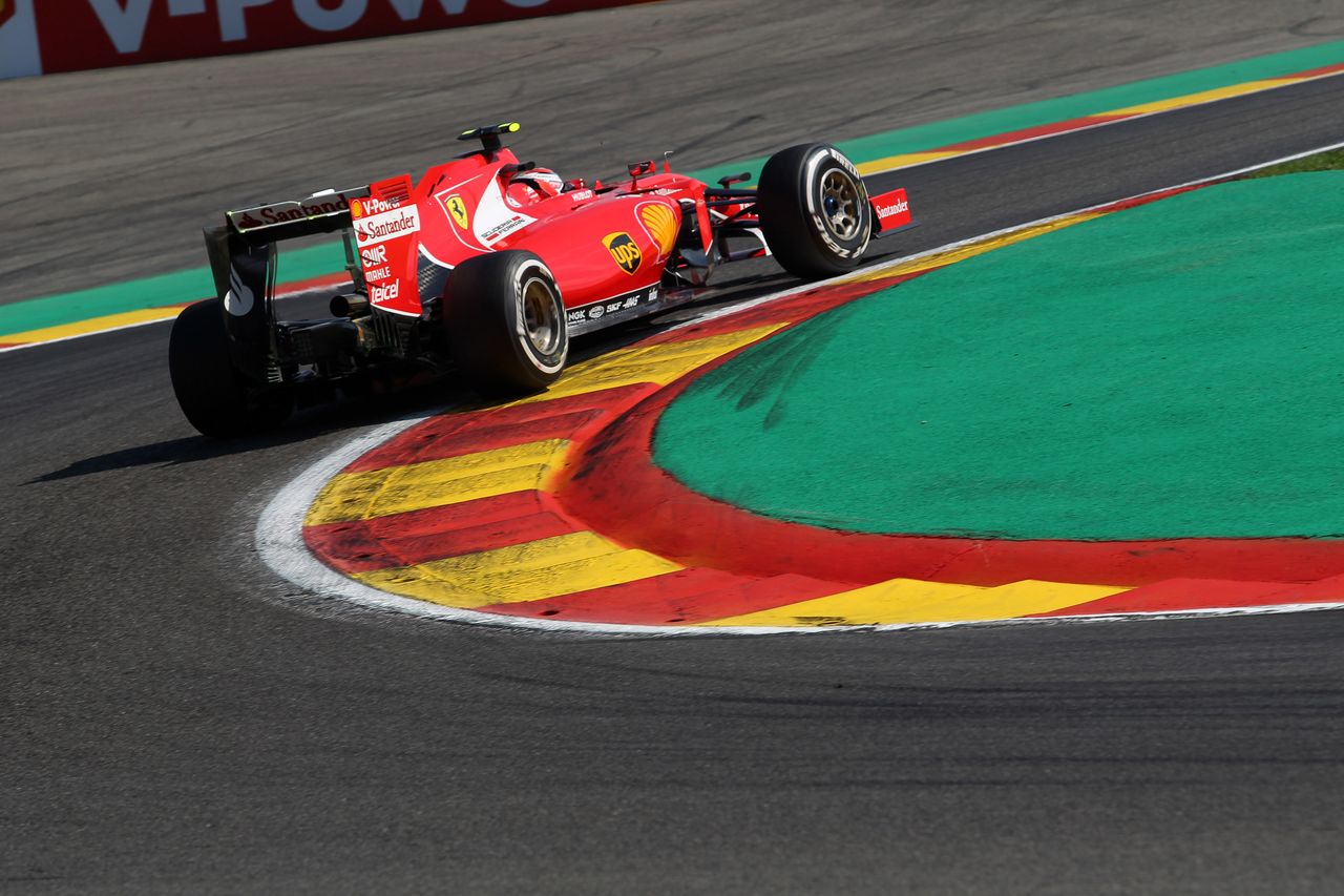 GP BELGIO, 22.08.2015 - Prove Libere 3, Kimi Raikkonen (FIN) Ferrari SF15-T