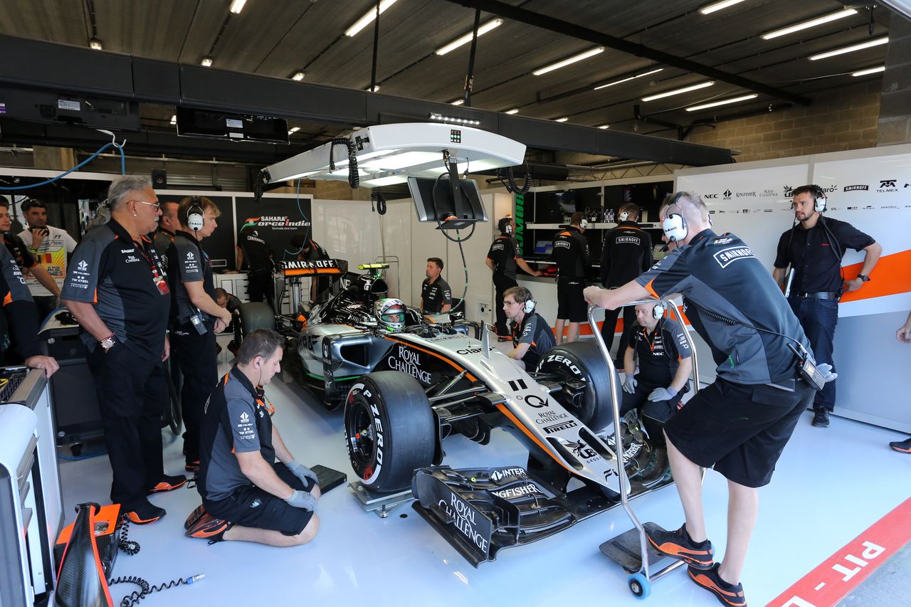 GP BELGIO, 22.08.2015 - Prove Libere 3, Sergio Perez (MEX) Sahara Force India F1 VJM08