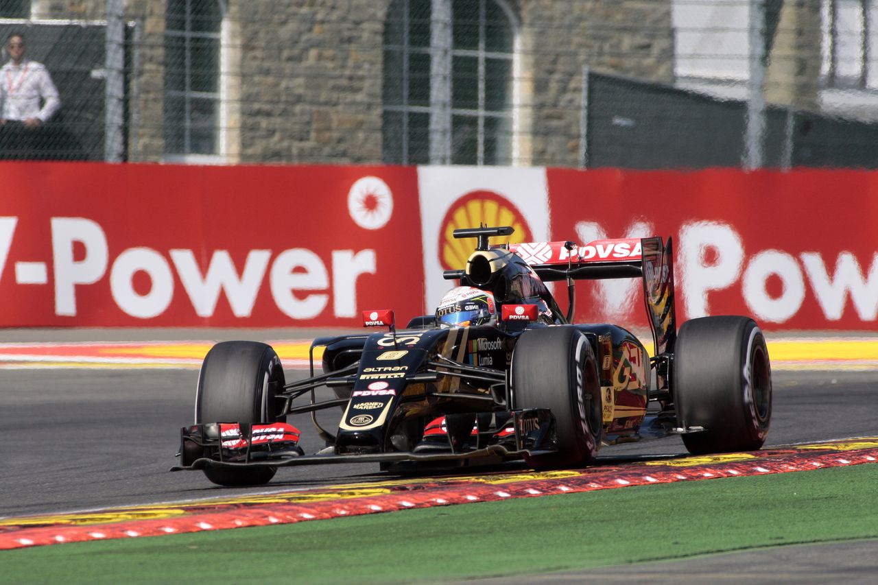 GP BELGIO, 22.08.2015 - Prove Libere 3, Romain Grosjean (FRA) Lotus F1 Team E23
