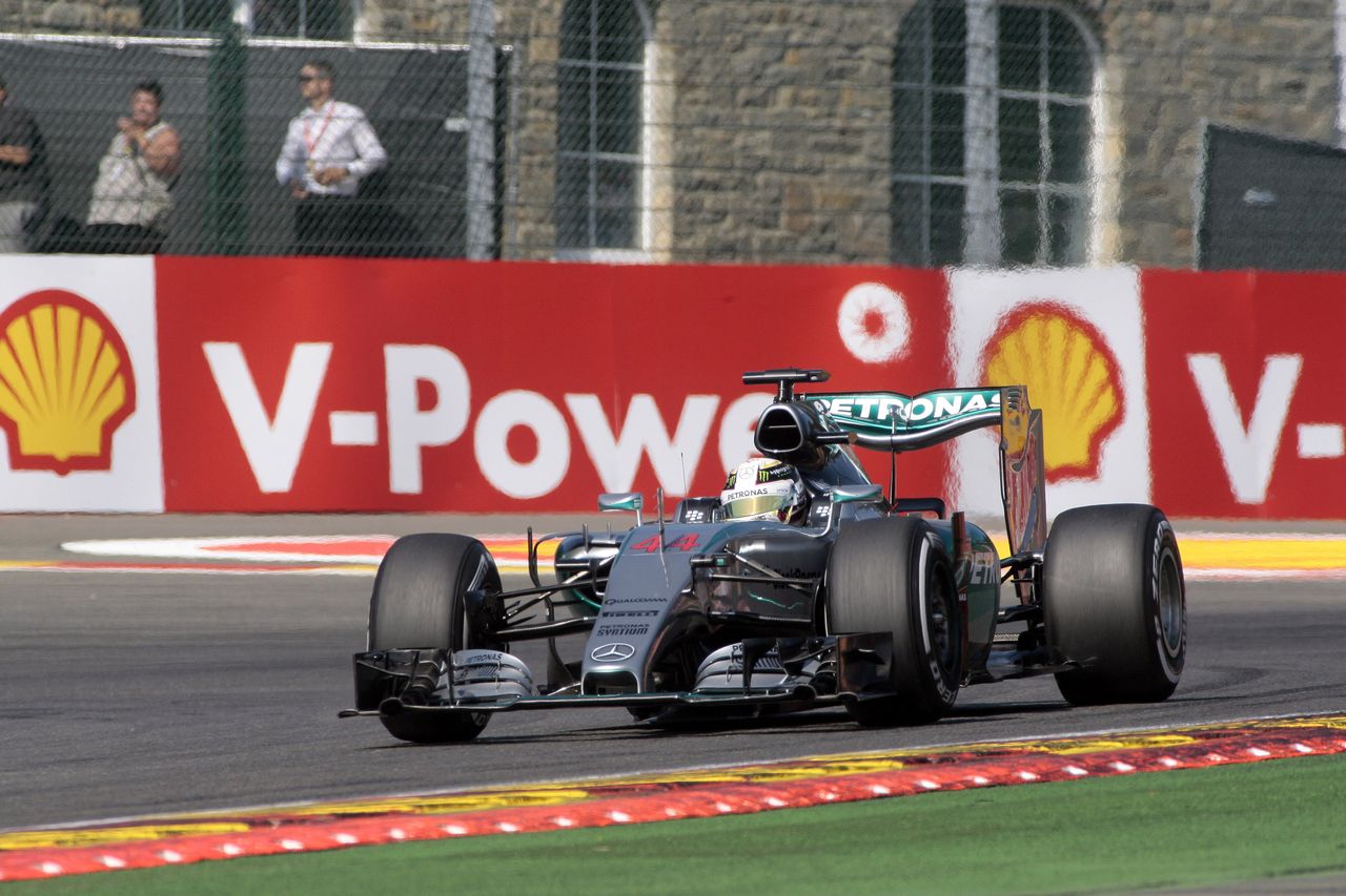 GP BELGIO, 22.08.2015 - Prove Libere 3, Lewis Hamilton (GBR) Mercedes AMG F1 W06