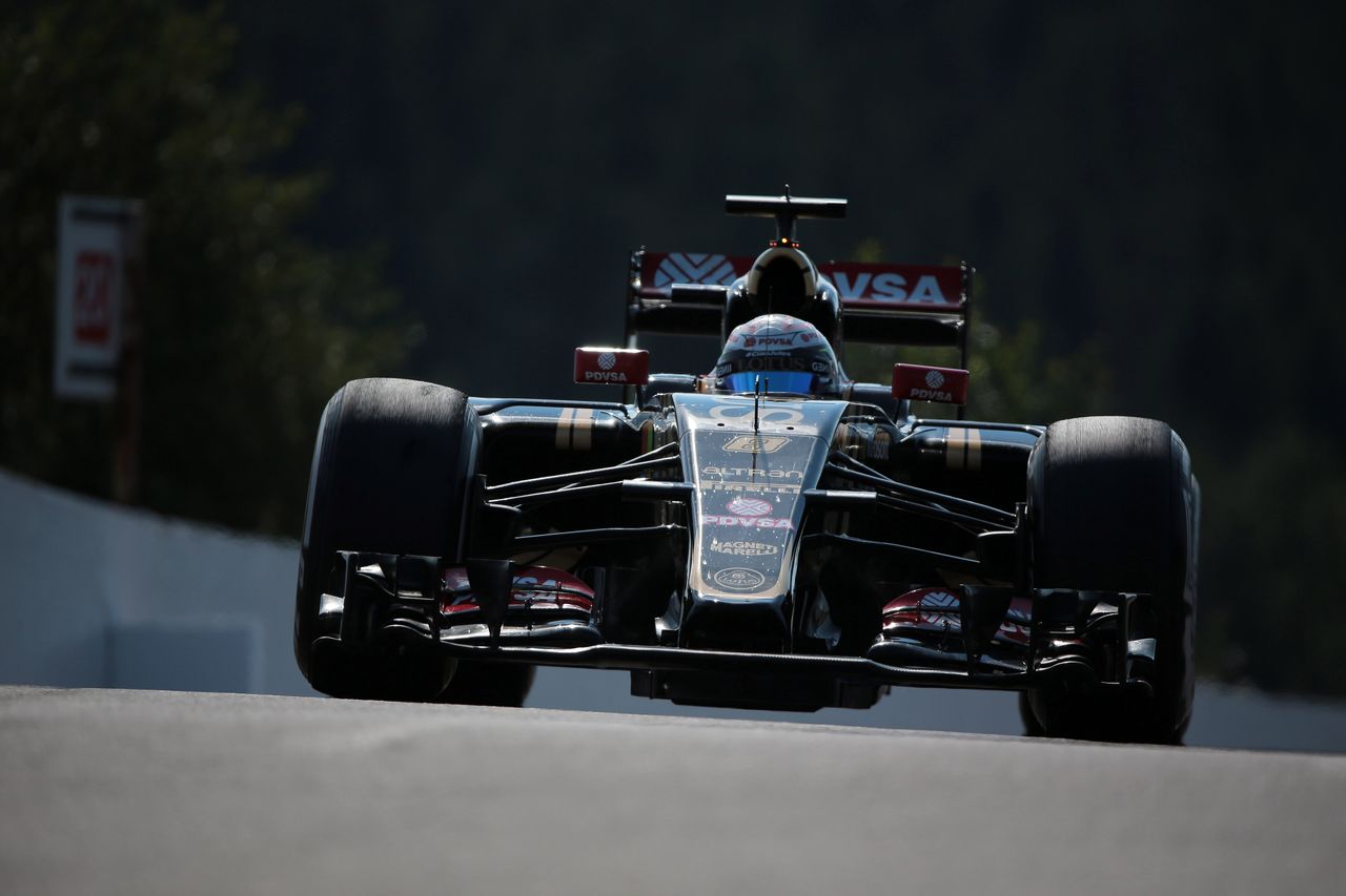 GP BELGIO, 22.08.2015 - Prove Libere 3, Romain Grosjean (FRA) Lotus F1 Team E23