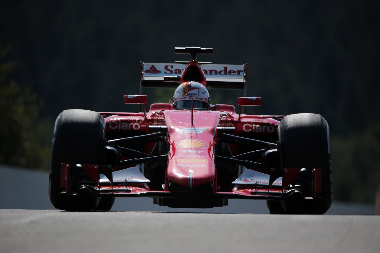 GP BELGIO, 22.08.2015 - Prove Libere 3, Sebastian Vettel (GER) Ferrari SF15-T