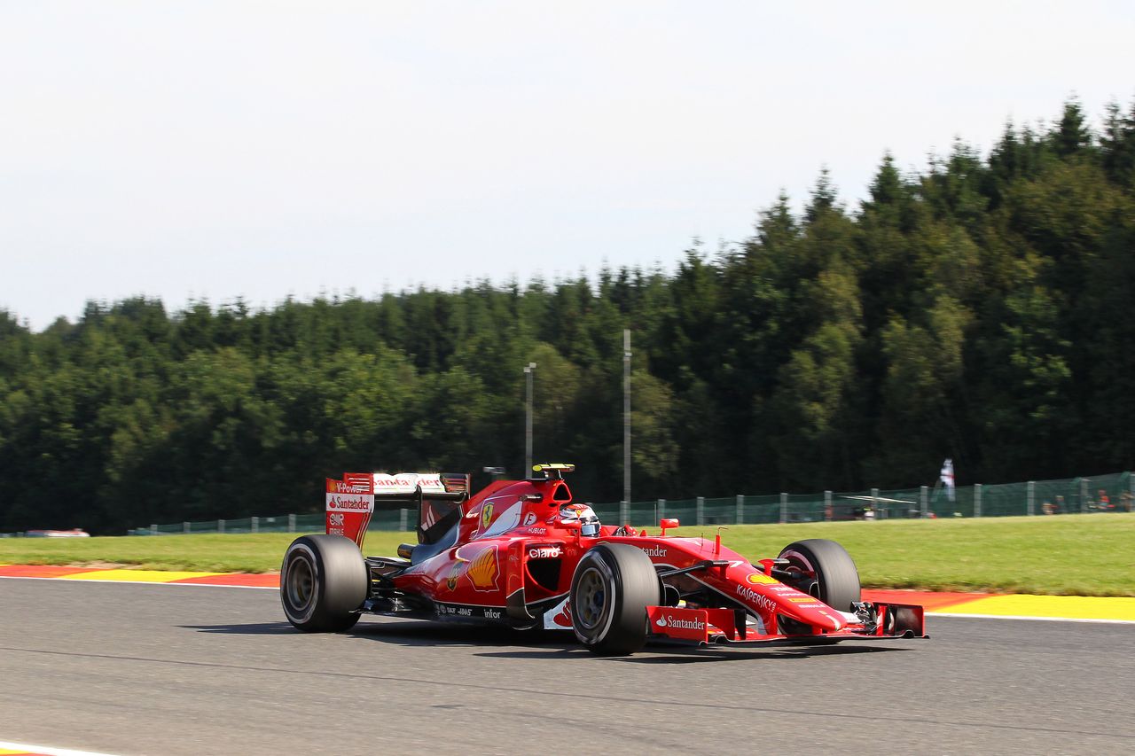 GP BELGIO, 22.08.2015 - Prove Libere 3, Kimi Raikkonen (FIN) Ferrari SF15-T