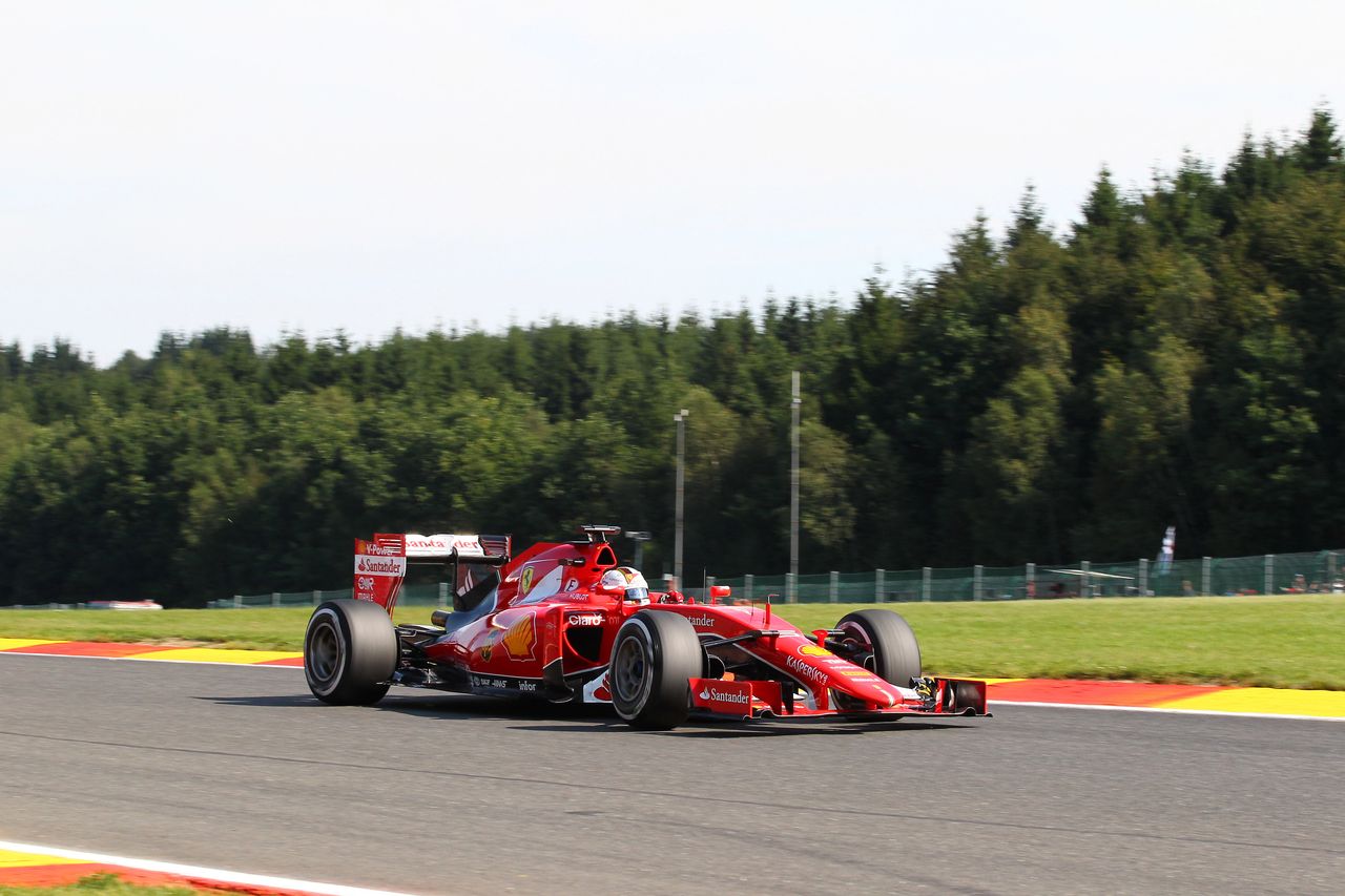 GP BELGIO, 22.08.2015 - Prove Libere 3, Sebastian Vettel (GER) Ferrari SF15-T