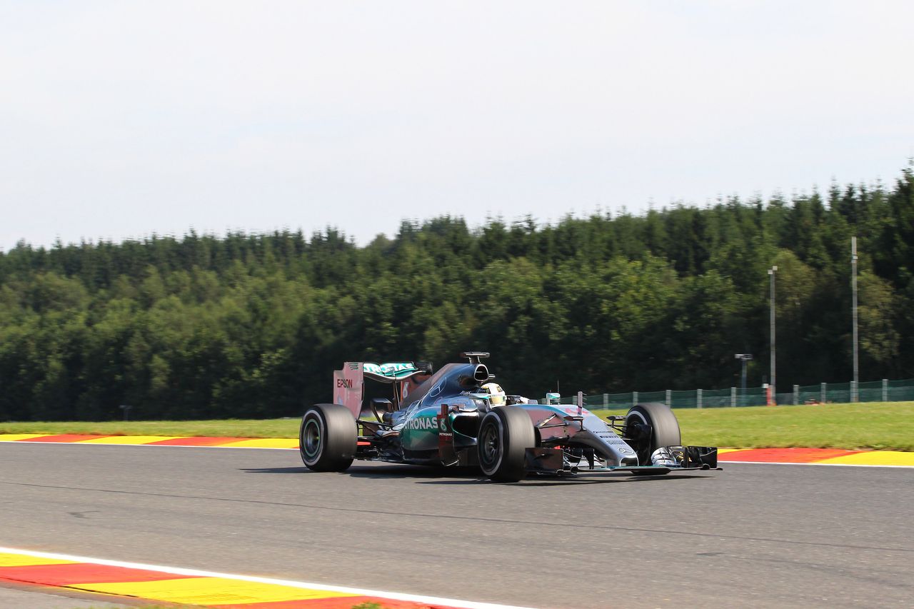 GP BELGIO, 22.08.2015 - Prove Libere 3, Lewis Hamilton (GBR) Mercedes AMG F1 W06