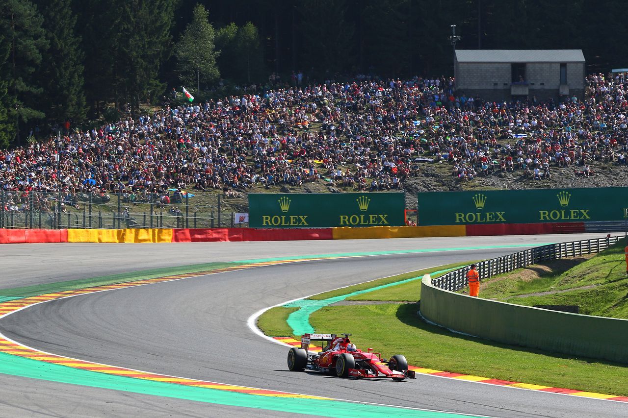 GP BELGIO, 22.08.2015 - Prove Libere 3, Sebastian Vettel (GER) Ferrari SF15-T