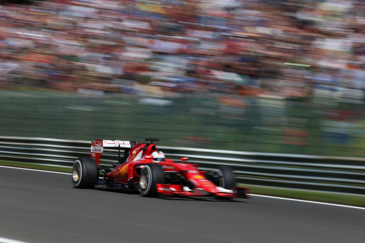 GP BELGIO, 22.08.2015 - Qualifiche, Sebastian Vettel (GER) Ferrari SF15-T